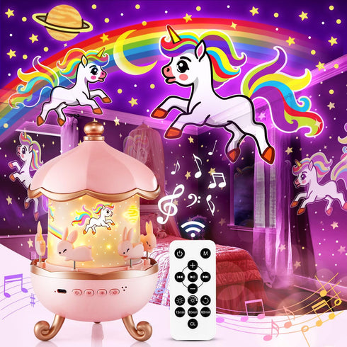 Staryou Sound Machine Baby Night Light Projector, 15 White Noise | 21 Colors