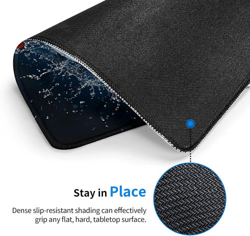 Baseball Mouse Pad for Boys Men, Cool Sports-Themed Non-Slip Rubber Base Gaming Mousepad