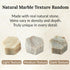 Generic 4 Marble Hexagon Place Card Holders, Exquisite Marble Photo Display Stands, Piece Handmade Creative Card