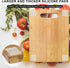 Fukaisu 16pcs 1.6in Anti-Slip Cutting Board Feet, Non-Slip Square Self-Adhesive Silicone Pads, Reusable Washable Rubber