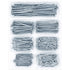 400pcs Hardware Nails Assortment Kit, Picture Hanging Nails, 7 Size Assortment for Wood and Wall.