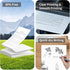 8.5" 11" (200 Continuous Thermal Printer Paper x US Letter Size - High-Efficiency Durable Printing for Home Work