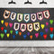 Mixweer 61 Pcs Welcome Back Banner, Boho Bulletin Board Set for Classroom Borders and First Day of School Decor
