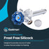 Eastman 10 Inch Frost Free Sillcock with Vacuum Breaker, 1/2 inch MIP x 1/2 inch Sweat Brass Fitting