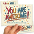 Healthy Surplus You Are Awesome Cards - 4x6 Postcards Pack (200 Greeting