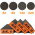 Sanding Sponge Set, 4 Pcs 60 80 120 220 Coarse Medium Fine Grit Sanding Blocks for Drywall Metal Wood by S&F STEAD &