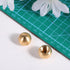 Jxiwfvl 2Pcs M10 M10 Lamp Finial Lamp Shade Holder Brass Lampshade Adapter Screw On Brass Ball Lamps Finial Cap Nuts