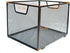 Metal File Baskets - Hanging File Folder Organizer, Letter Size, Black (1)