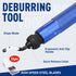 WORKPRO Deburring Tool with 11 Extra High Speed Steel Blades - 360 Degree Rotary Head for Metal, Plastic, Wood