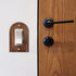 4 (13 8.2cm,Arch DoubleFill Pcs Walnut Wood Light Switch Cover Brown Outlet Covers Wall Plate Decorative Boho Plug