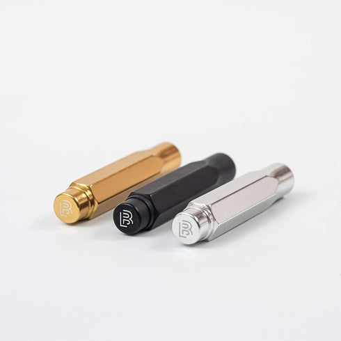 Blackwing Point Guards, Set of 3, Protects Pencil Points, Mixed Color Pack (Gold, Silver, Black)