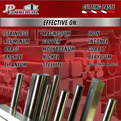 10 OZ, Cutting Paste Cutting, Tapping, and Drilling Lubricant for All Metals, Reduces Heat, Extends Tool Life