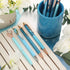 Sabary 8 Pcs Ballpoint Pens with Pen Holder, Metal Crystal Diamond Pen Glitter, Fancy Pens for Women Girls Office Gifts