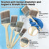 4.5 31PCS 9" 4" Set Paint Roller Kit with FT Extension Pole Wall Painting Kit with & Paint Rollers Paint Brushes