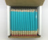 Express Pencils Half Pencils with Eraser - Golf, Classroom, Pew, Short Mini Non Toxic - Hexagon, Sharpened, 2 Pencil, (Color - Light Turquoise), (Box of 72) half gross Golf Pocket Pencils by Express Pencils
