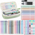 Four Candies 56 PCS Aesthetic School Supplies with Pencil Case, 6 Multicolor