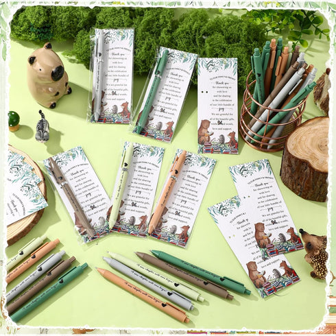 50 Set Engrowtic A New Chapter Will Soon Begin Baby Shower Gifts Pens for Guest Storybook Baby Shower Party Favors