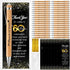 Sayglossy 50 Sets 60th Birthday for Guests Anniversary Include 50 Ballpoint Pens with