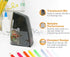 Bostitch Office Battery Pencil Sharpener, Hinged Tray, Colored Pencil Compatible, Black (BPS2-BLACK) and Blue