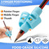Stylo Pack of 3 Pencil Grips for Kids, Perfect Handwriting Holders for Home Schooling and Preschool Writing Tools