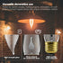 HASMX 3 120 Bulbs, Bulbs, Bulbs E26 (5-Pack) Watt Volt Incandescent Chandelier Shaped Flame Shaped Light