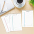 KAICN To Do List Notepad, Undated Daily Planner with Checklist, Spiral Waterproof Notepad for Office Supplies, School