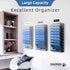DALTACK Wall File Holder, 10 Tier Hanging Organizer for Papers, Mails, Folders, Clipboard, Magazine Organization, Mesh