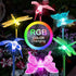 6 30 Anordsem Solar Garden Lights Outdoor: Waterproof PVC Insect Stake Light Heads - Changeable Color LED Lighting
