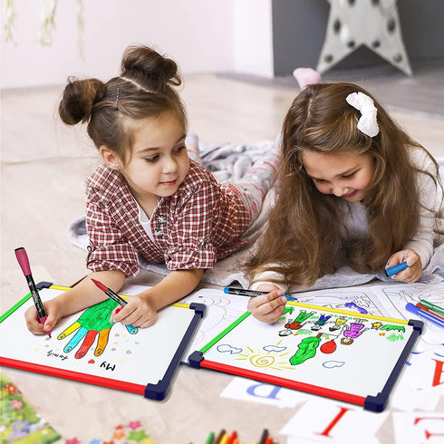 Magnetic Dry Erase Board for Kids, 9”x12” White Board for Writing Learning & Drawing Art Educational Toy