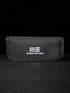 Nylon Utility Knife Pouch, Compatible with 2 Knives, Includes Polishing Cloth and Stickers, Black