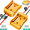 Crivon 2-Pack for Dewalt 20V Battery Adapter for Power Wheels Battery Upgrade Conversion
