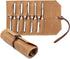 Wrench Roll Up Bag, 16oz Waxed Canvas Tool Carrier Pouch with 10 Slots, Tool Storage Roll with Tie Rope, Khaki