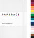 PAPERAGE Blank Journal Notebook (White) - 160 Pages, Medium 5.6 in x 8 in, Hardcover for Work, School, Sketching