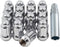 Wheel Accessories Set of ATV/UTV 16 Chrome 10x1.25 Lug Nuts 1.38" Long for Small Diameter Bulge Acorn