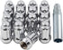 Wheel Accessories Set of ATV/UTV 16 Chrome 10x1.25 Lug Nuts 1.38" Long for Small Diameter Bulge Acorn