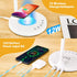 5 Dimmable Desk Lamp for Office Home, Gooseneck Desk Lamp with Wireless Charger, Touch Table Lamp with USB C+A Charging