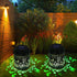 ZNYCYE 2 Pack Upgraded Solar Replacement Top, Double LED Light Modes for Outdoor Lanterns Garden Patio Decor (Warm
