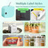 Phomemo 4 P12 Label Maker Machine with Tape, Bluetooth Small Label Makers Ribbon Printer Machine Thermal Transfer
