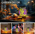 Mosaic Solar Lights Outdoor Lanterns, Decorative Waterproof Hanging Lanterns, Solar Night Lights for Garden, Patio,