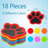Outus 18 Pcs Paws Carpet Markers 5'' Paw Floor Markers Carpet Dots Carpet Markers for Teacher Supplies School Decoration (Classic) by Outus