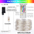 50ft Dimmable 25 14 Lights,150LED Fairy Lights Plug in, Colors Modes RGB+Warm White Color Changing String Twinkle