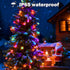 Outdoor,142Ft 400 Remote,19 SOLARBABY Solar Christmas Lights LED Crystal Beads Solar String Lights with Mode Christmas