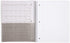 Mintra Office Durable Spiral Notebooks, 1 Subject, 3 Pack (Teal, Purple, White), 100 Sheets, Moisture Resistant