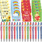 Sumind 32 Pcs Teacher Appreciation Gifts, Thank You Gift with 16 Pcs Motivational Ballpoint Pens & Mini Notebooks