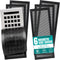 Floor Vent Covers 4"x10" - 6 Pack Magnetic Air Vent Filters with Mesh Screen Dust Filter for Home HVAC & RV Vents