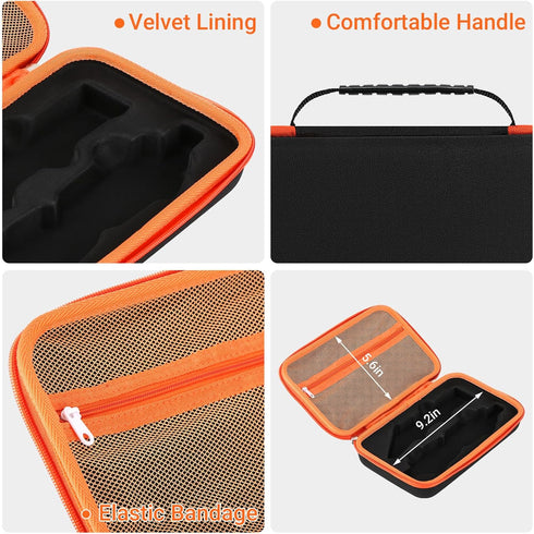 Hard Carrying Storage Case for Klein Tools ET310 AC Circuit Breaker Finder & RT250 GFCI Tester