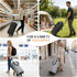MQXYSDLY Large Foldable Wheeled Shopping cart, Insulated Waterproof Reusable Grocery Bag, Portable Tote for Supermarket