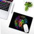 Mouse pad Small Computer Mouse pad with Personalized Watercolor Lion Design Office Non-Slip Rubber Mousepad by SHALYSONG