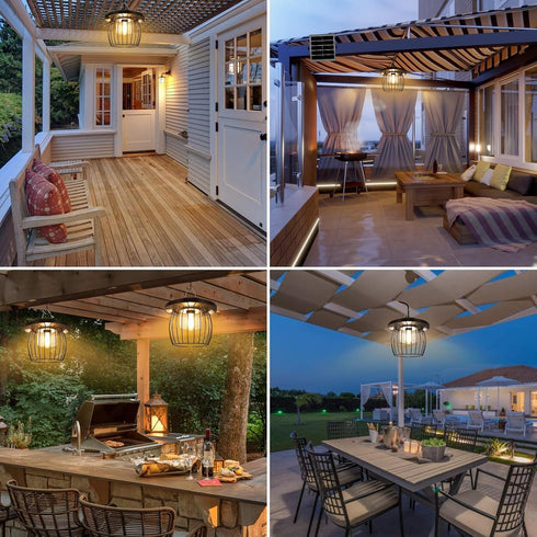 Sensor/5 AEQ Solar Shed Light Indoor Outdoor, Solar Gazebo Lights Work in Daytime with Dual Motion Modes/Remote