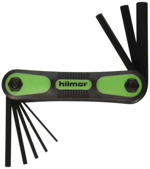 Hilmor 1891472 Hex Key Folding Set, Metric